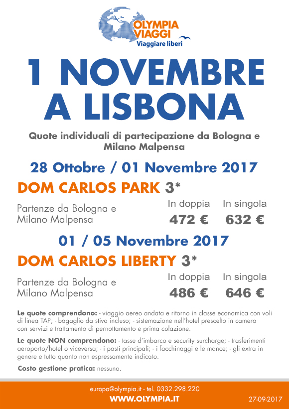 1° Novembre a Lisbona