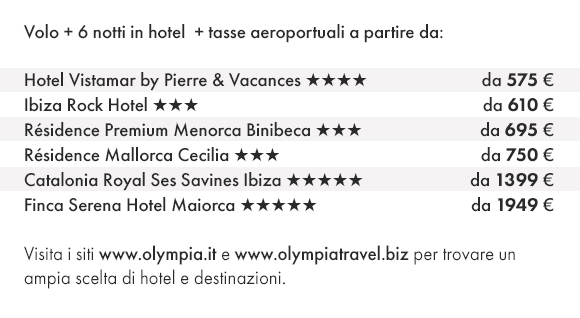 ISOLE BALEARI - Prenota Volo e Hotel con Olympia Viaggi!