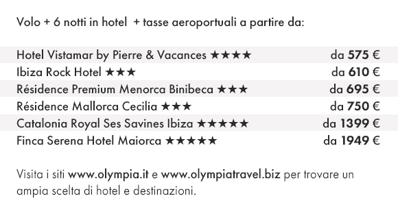 ISOLE BALEARI - Prenota Volo e Hotel con Olympia Viaggi!