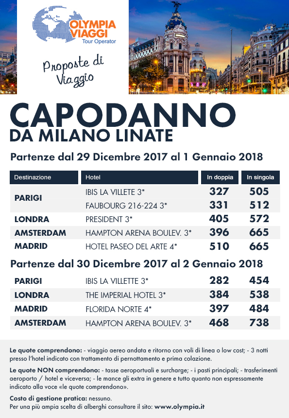 Capodanno da Milano Linate