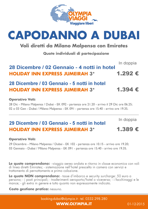 Capodanno a Dubai