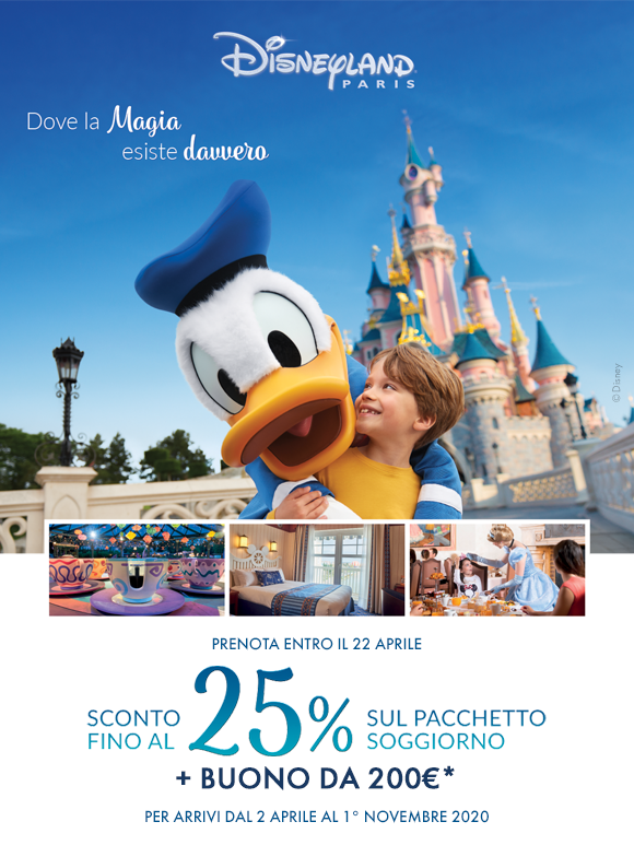 Sconto fino al 25% sul pacchetto soggiorno + buono da 200 euro!