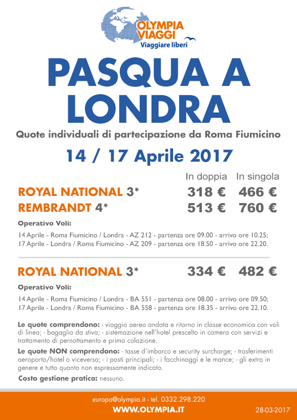 Pasqua a Londra