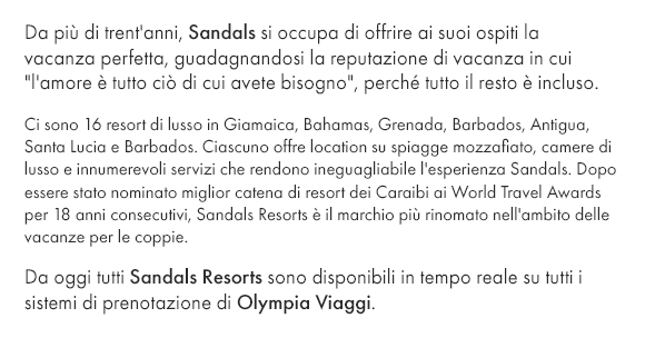 Sandals Resort Hotel
